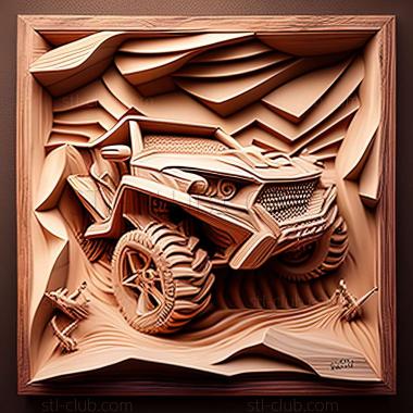 3D мадэль Yamaha Wolverine X4 (STL)